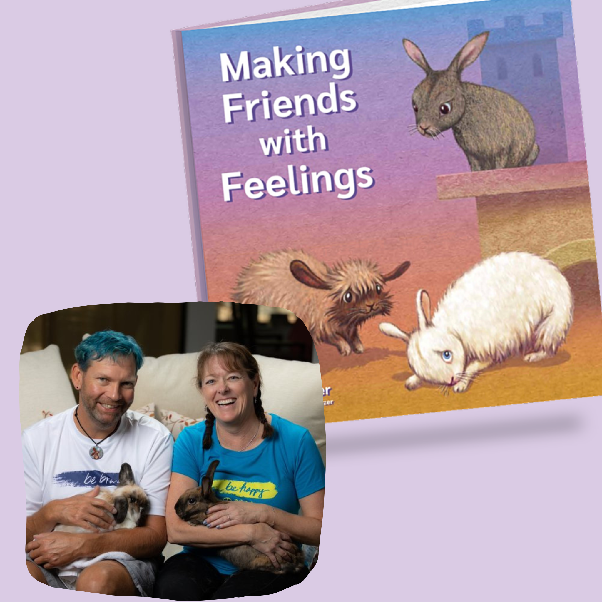 "Making Friends With Feelings" a self published children's picture book about emotions.