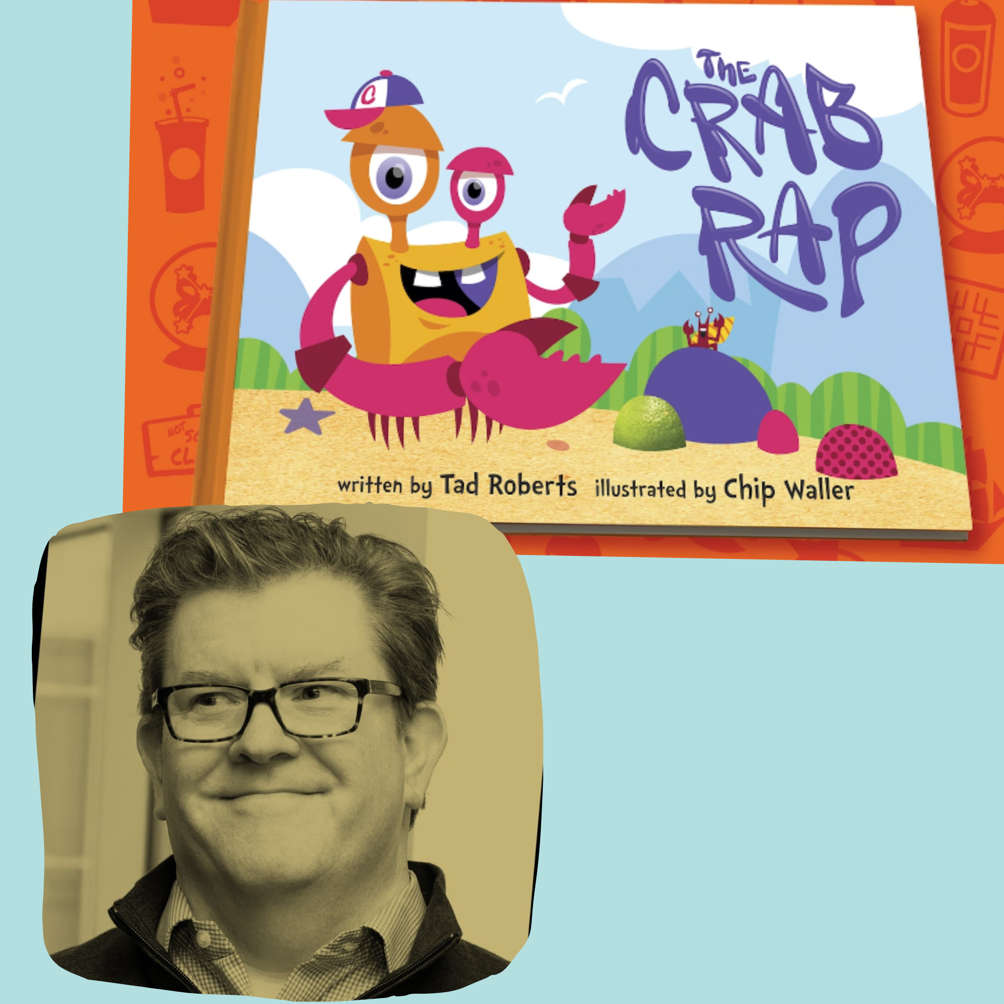 "The Crab Rap" a self published children's picture book about a silly crab and a song.