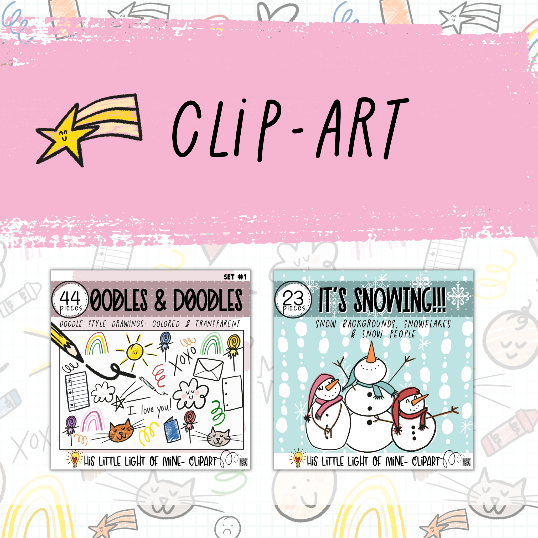 o	Button representing clip art sets or packs created by self published author and illustrator Lindsay Dain who has most of her self published products on Kindle Direct Publishing’s platform.