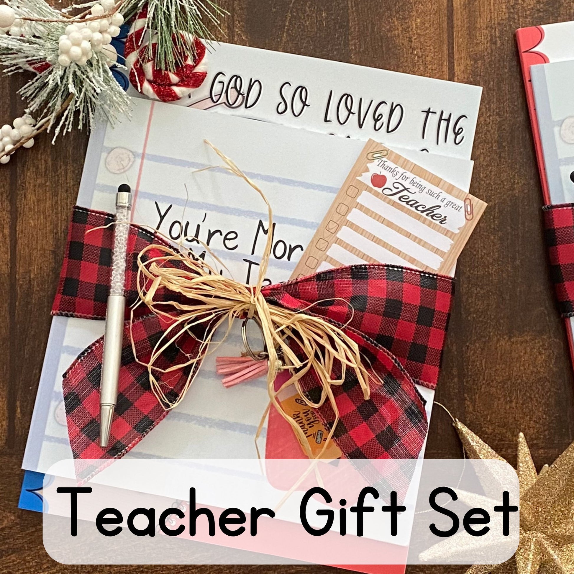 Front image of the teacher gift set self published through Amazon KDP and Kindle Direct Publishing that includes an autographed copy of "You're More Than My Teacher."