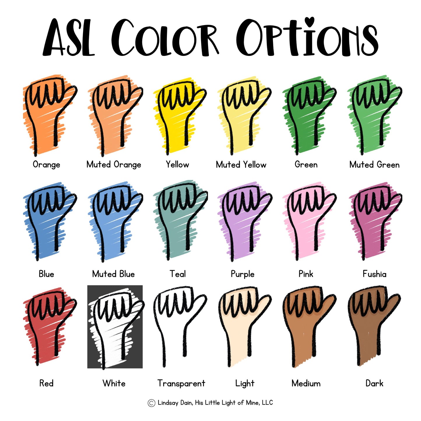 Your Name-Customizable American Sign Language (ASL) Hoodie